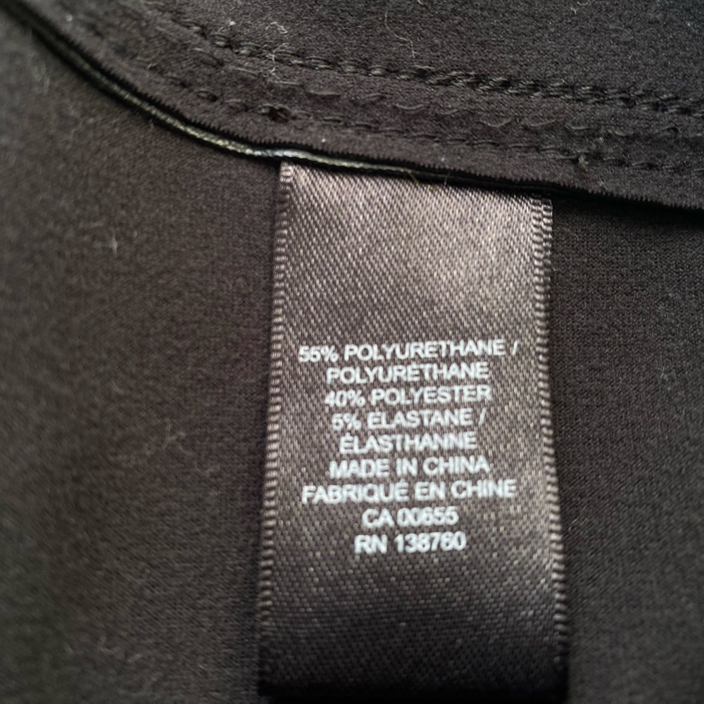 RW&CO black high rise faux leather leggings - Picture 6 of 10